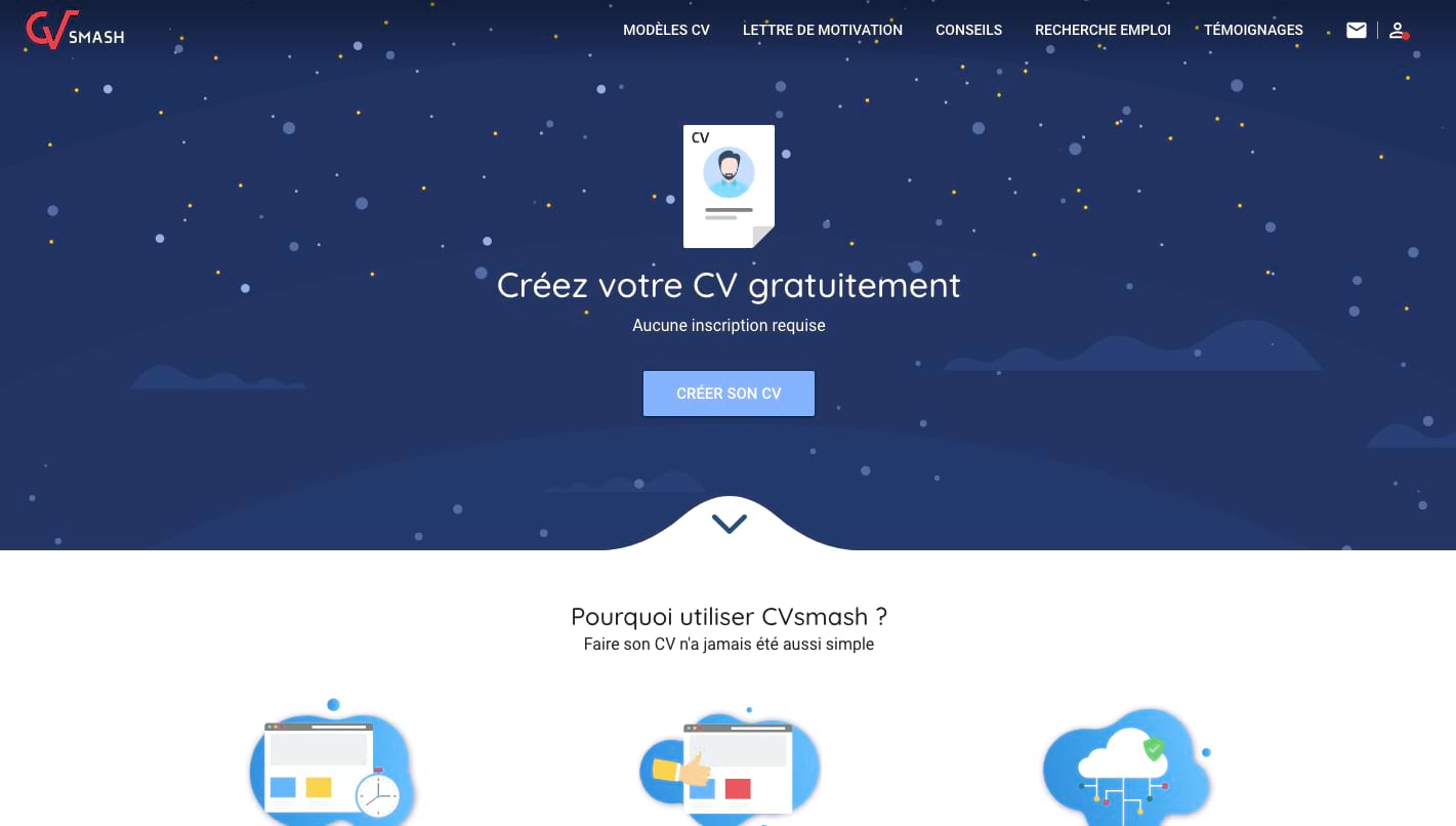 Connaissez-vous CVSmash, l’outil de création de CV gratuit made in France ?