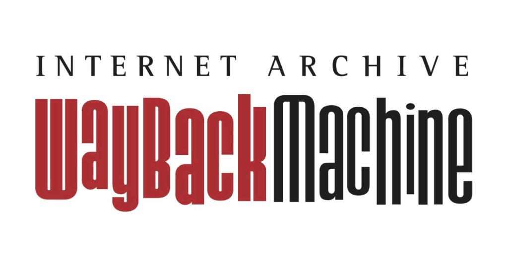 Logo Wayback Machine (Internet Archive)